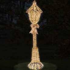 5050642111126 1 GoldTwist Light Up Lamp Post Christmas Decoration 230cm.jpg
